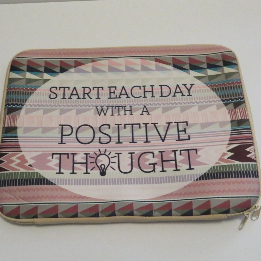 Inspirational Laptop Tablet Cover Zippered 13